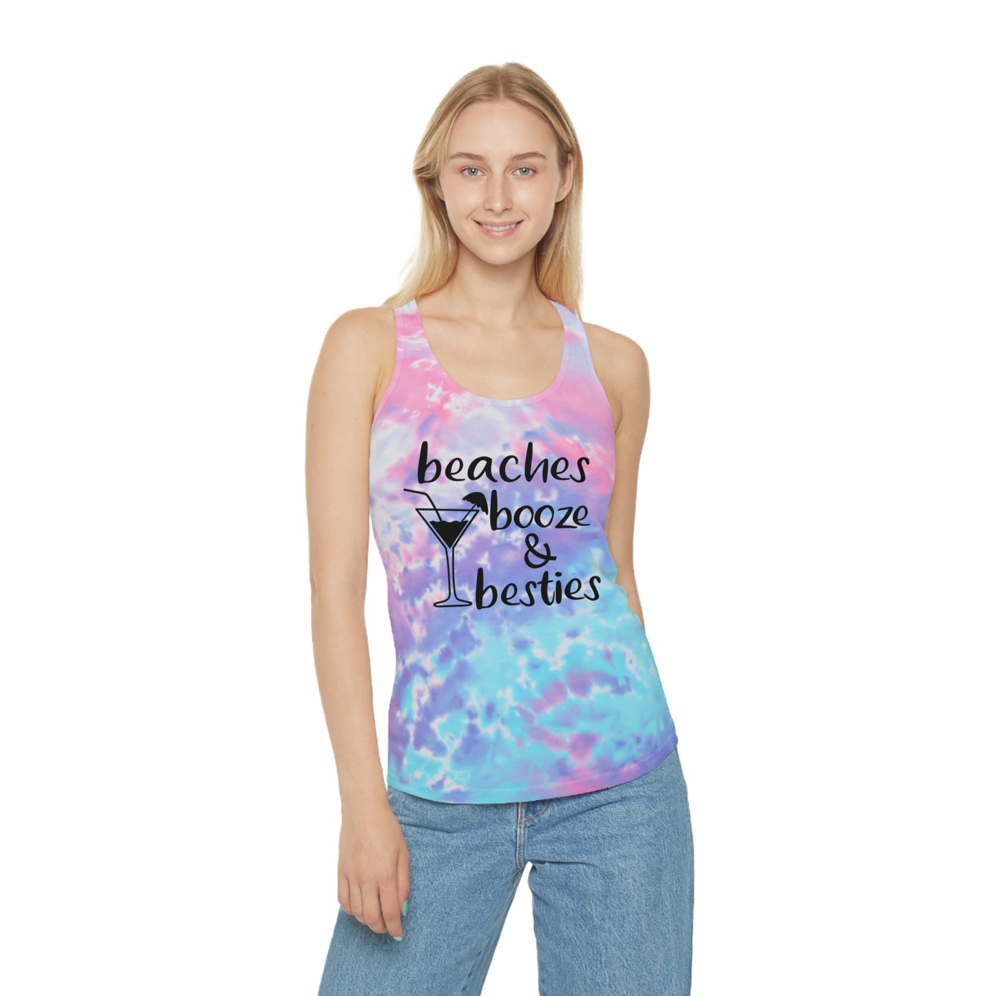 Shop Springbreak, Tie-Dye Racerback shirt. Women show off your sexy arms