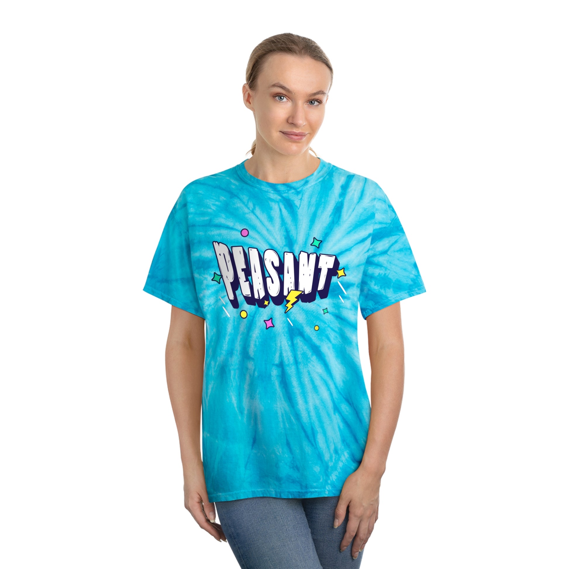 Peasant Sarcastic Funny Tie-Dye Tee, Cyclone Shirt