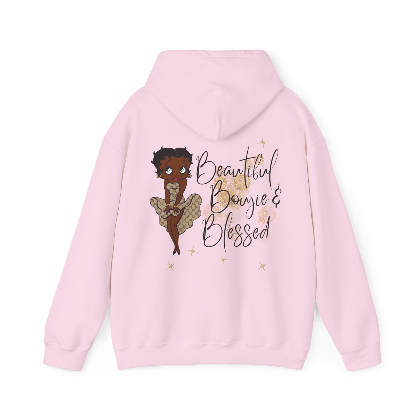 Brand63, African American Betty-Boop Hoodie, Celebrate Black History, culture Pride, Boujie Hoodie, Beautiful Black People. Blessed Black People, Apparel for Black People, Apparel for African Americans, free shipping, fast shipping