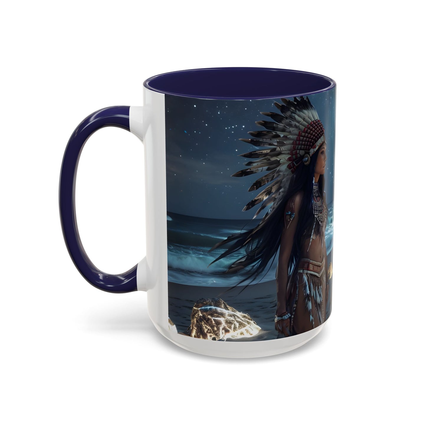 Bohemian Native American Dreamscape Accent Coffee Mug