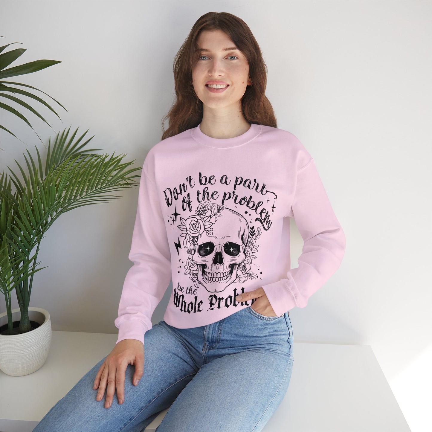 Skull Halloween Problem Sweatshirt