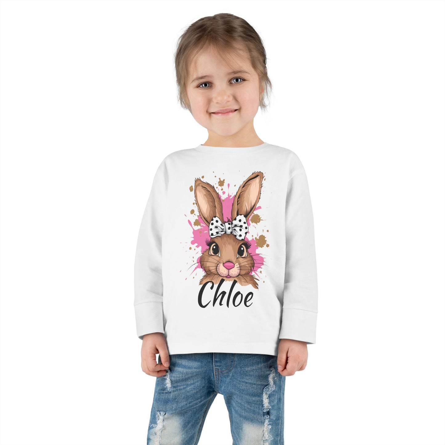 Personalized Easter Bunny Toddler Tee