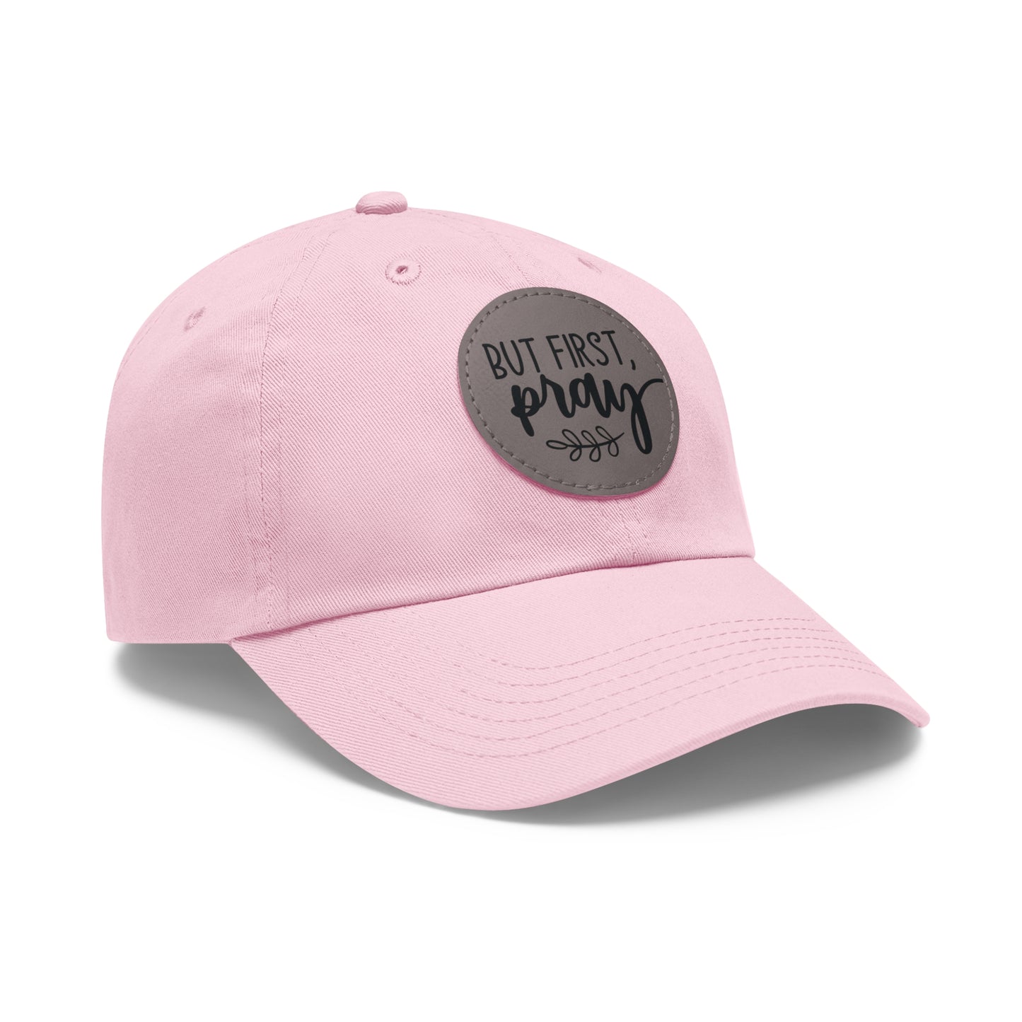 Faith-Based Leather Patch Baseball Cap | Prayer Hat