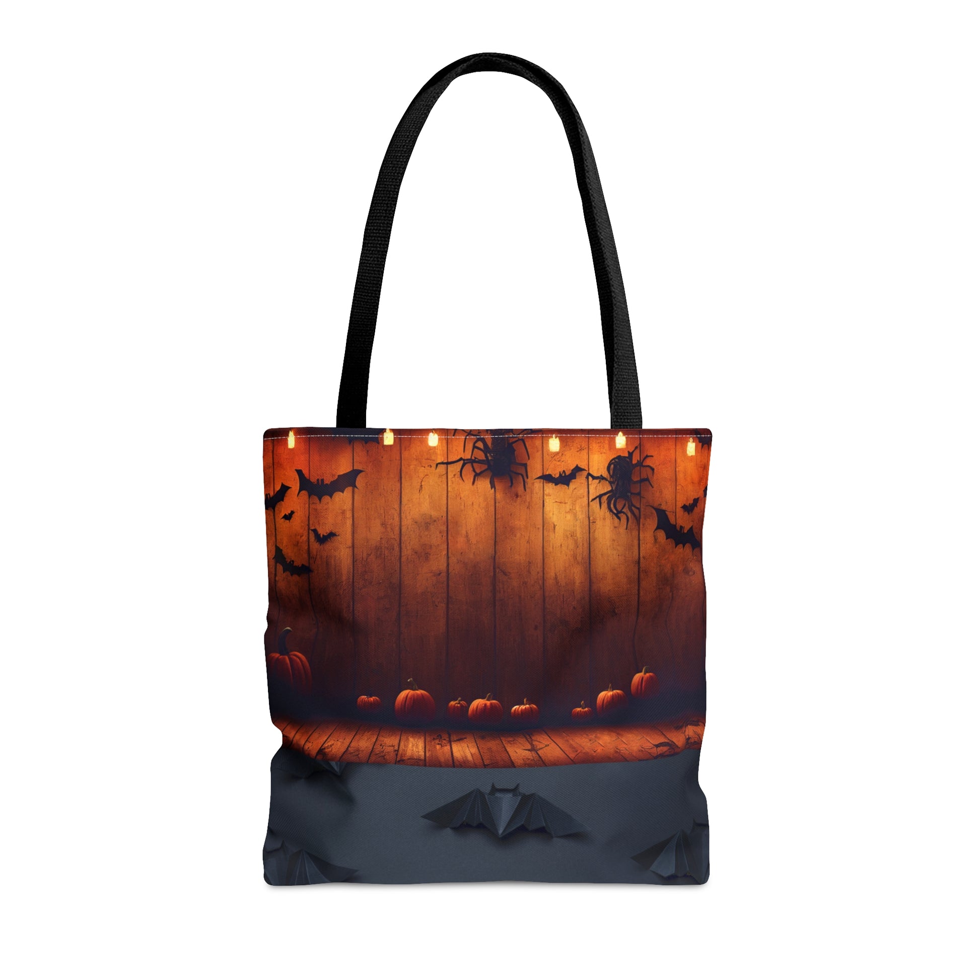 Hocus Pocus Spooky Season Halloween Tote Bag | Cute Pumpkin and Bat Design Purse | Trick or Treat Tote Bag