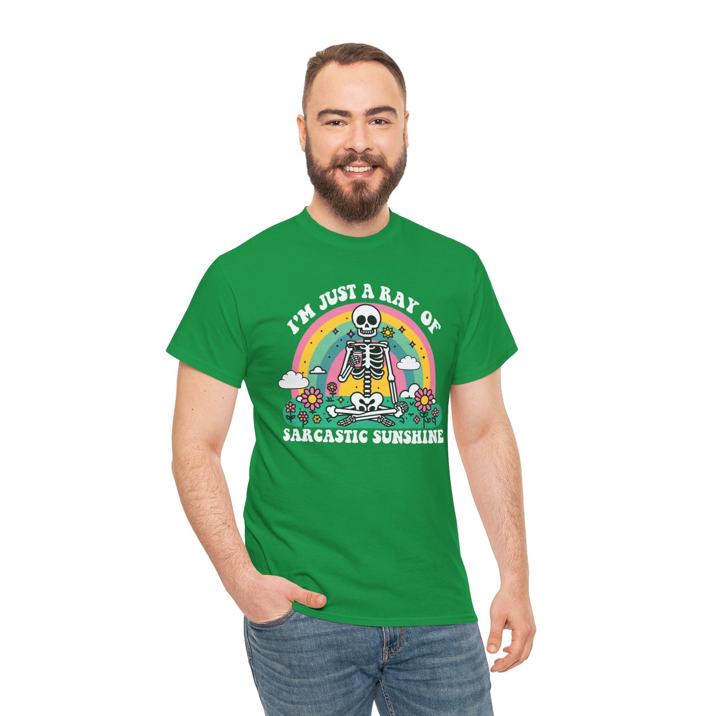 Sarcastic Sunshine Skeleton Halloween T-Shirt