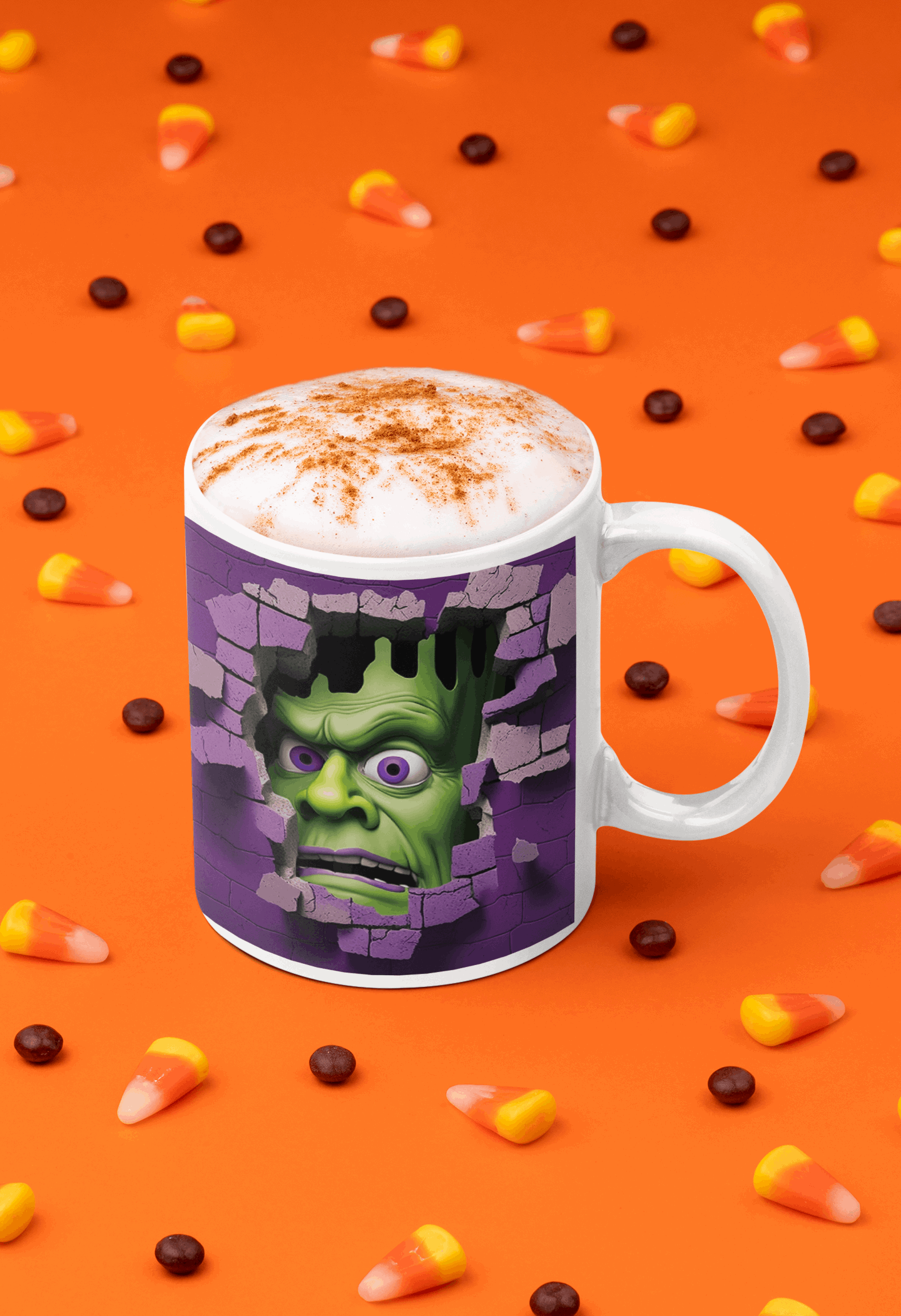 3D Hocus Pocus Spooky Season Halloween Frankenstein Big Coffee Mug