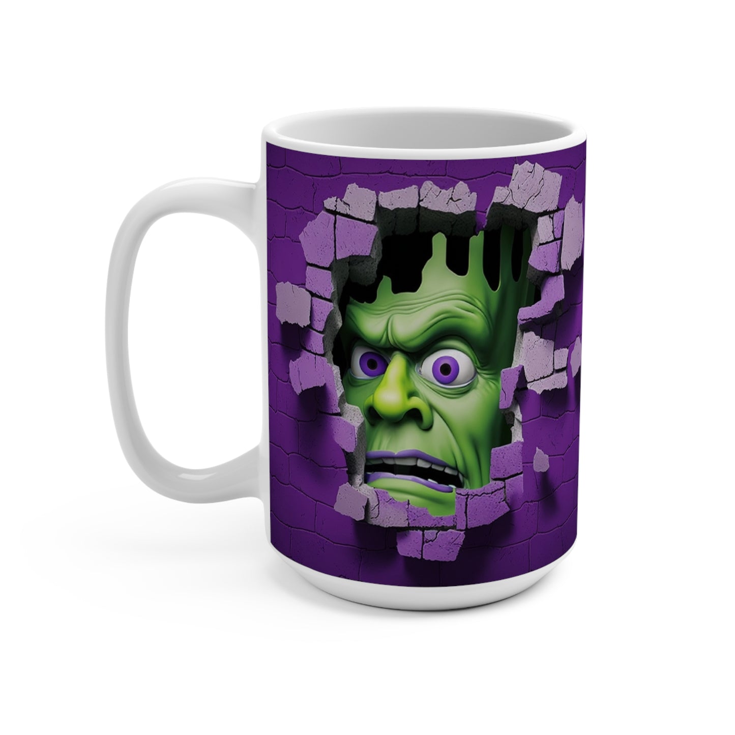 3D Hocus Pocus Spooky Season Halloween Frankenstein Big Coffee Mug