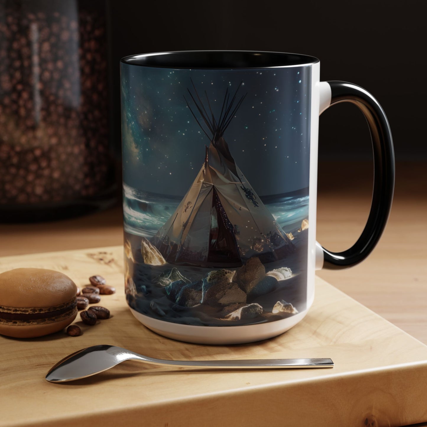 Bohemian Native American Dreamscape Accent Coffee Mug