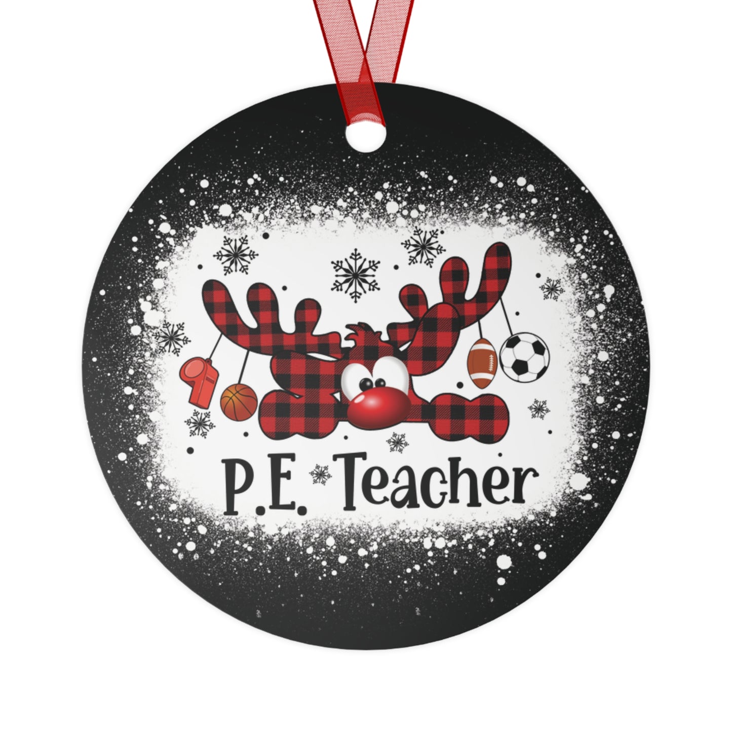 PE Teacher Deluxe Christmas  Ornament