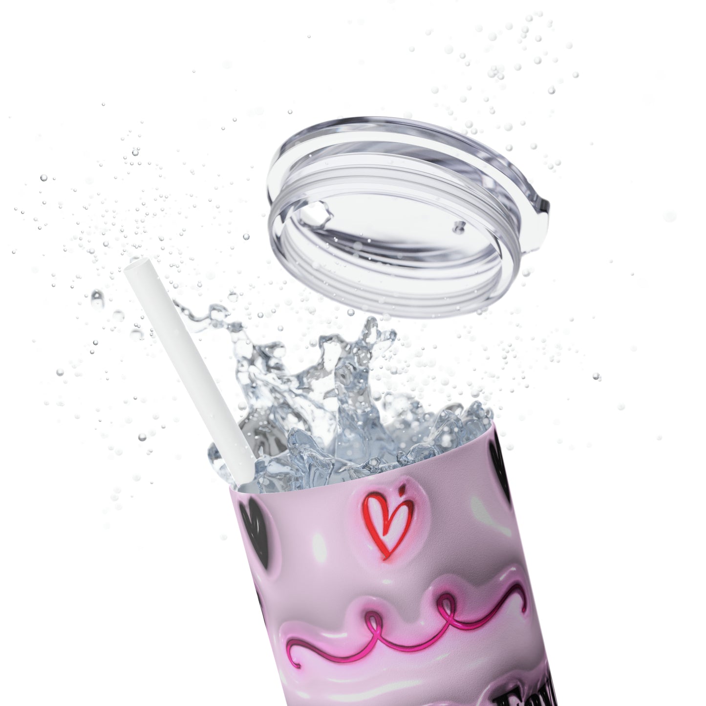 Valentine's Day Dirty Thoughts Skinny Tumbler