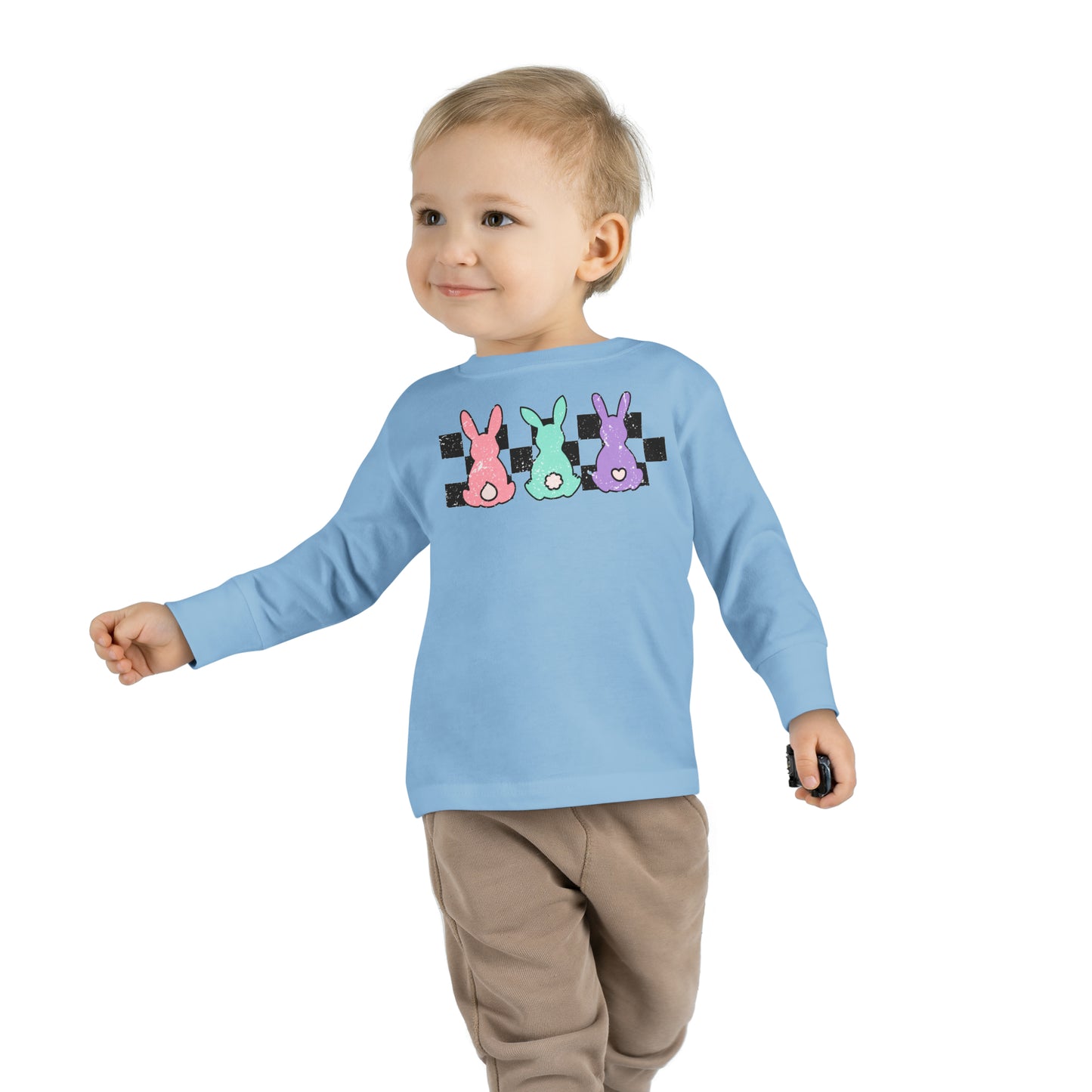 Shop our Toddler Easter Bunny Sweatshirt and shirt Sale. Comfortable Easter Egg Hunt Apparel.