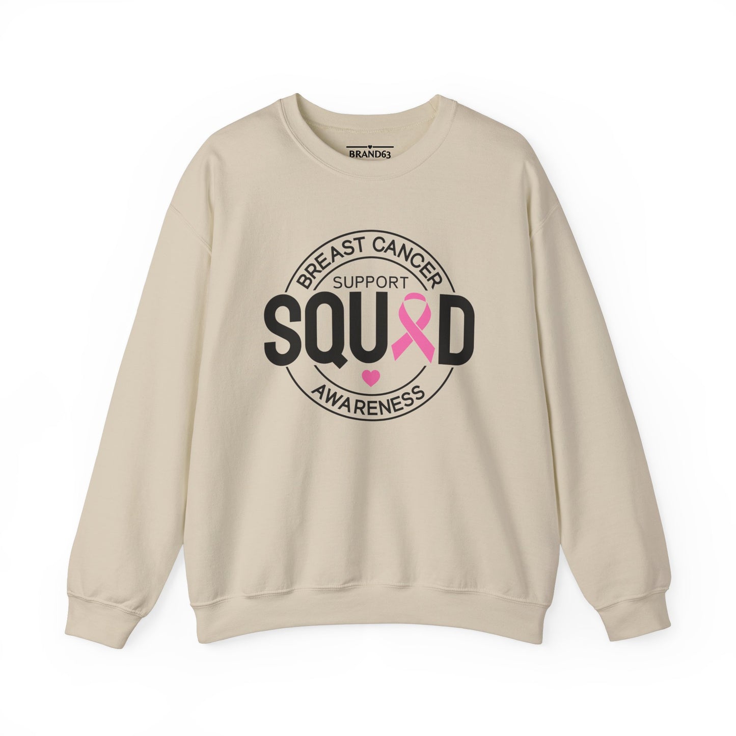 Breast Cancer Awareness Month Crewneck Sweatshirt | Support Squad Apparel