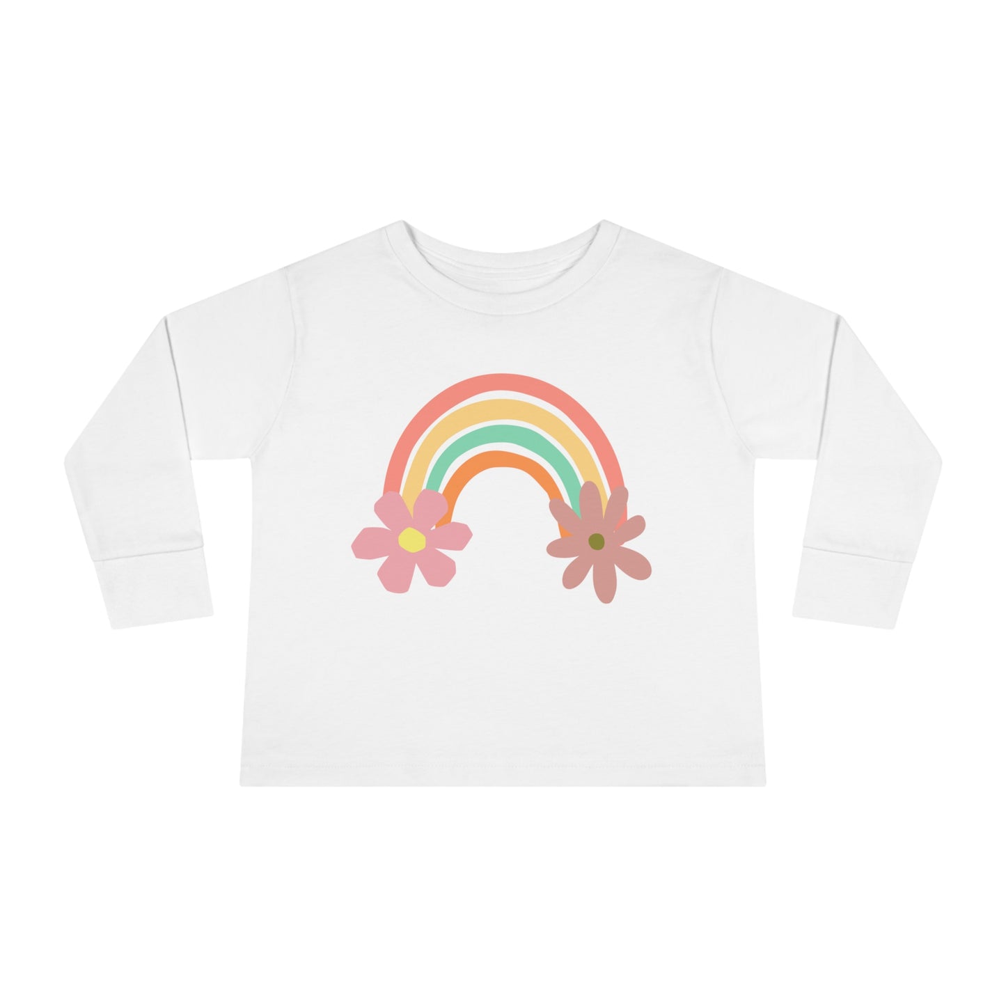 Rainbow kids long sleeve shirt, flower children shirts, free shipping, Brand63, kids apparel, Chrildrens clothes, childrens clothing sale