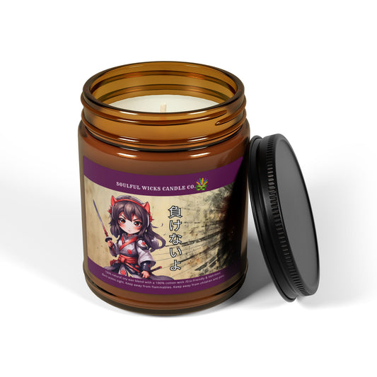 Anime Fighter Girl Candle Soy Candle