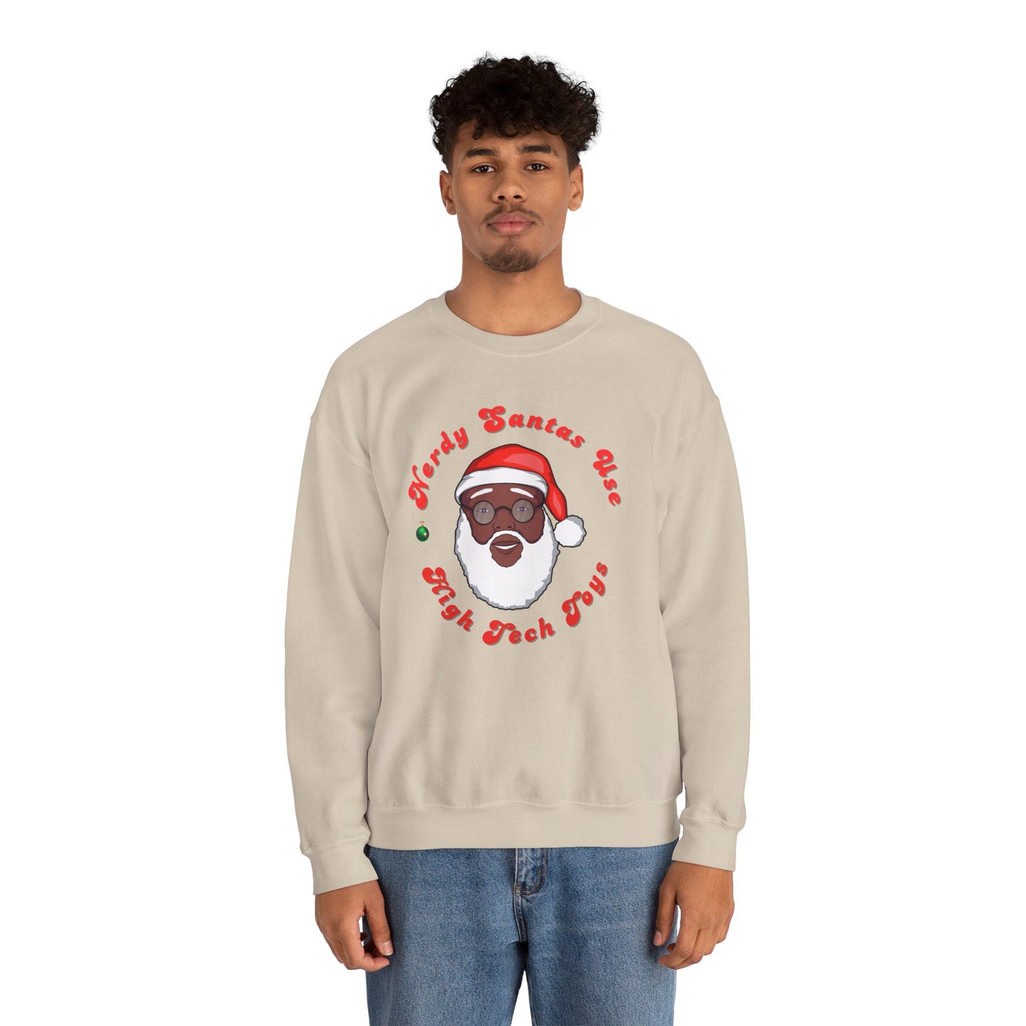 Nerdy Santas Christmas Sweatshirt