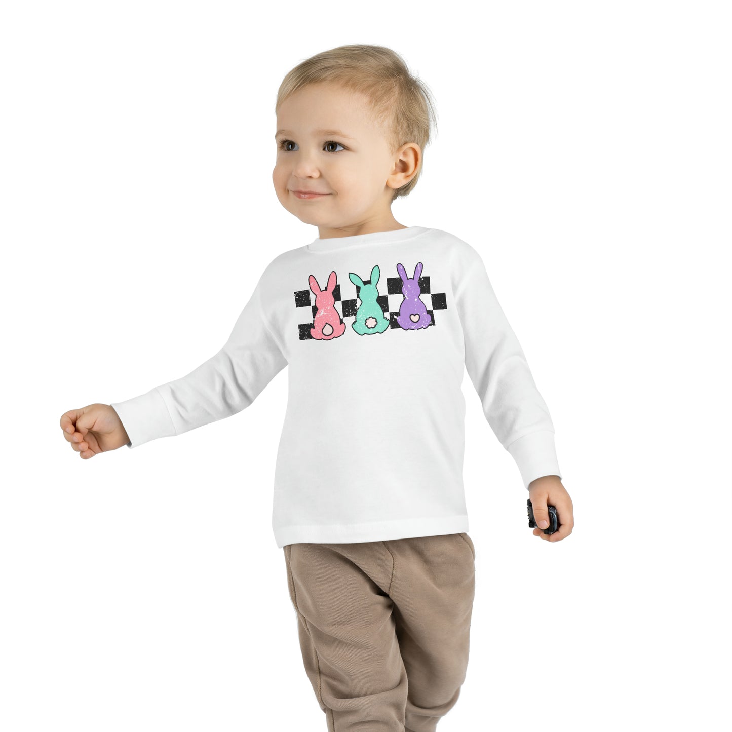 Easter Bunny Parade Toddler Long-Sleeve Shirt