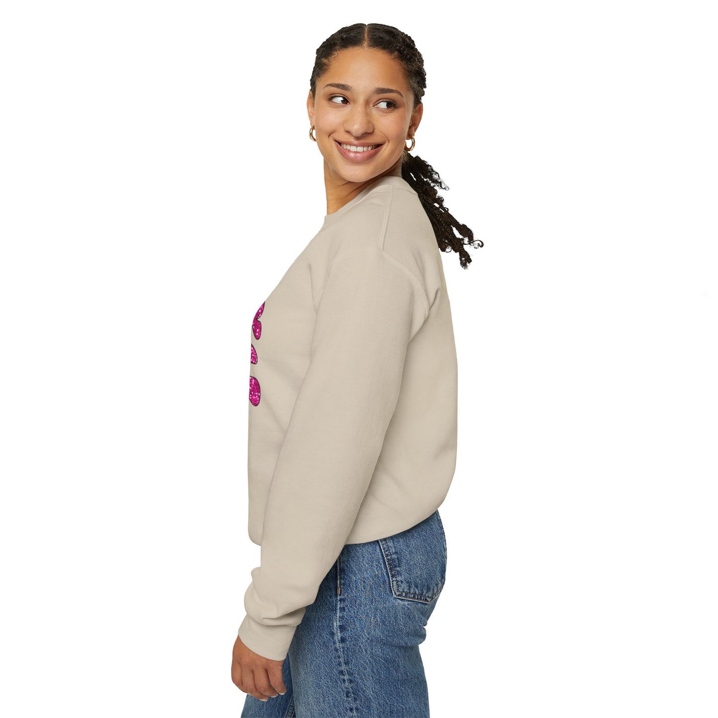 Breast Cancer Awareness Crewneck Sweatshirt | Wear Pink In October