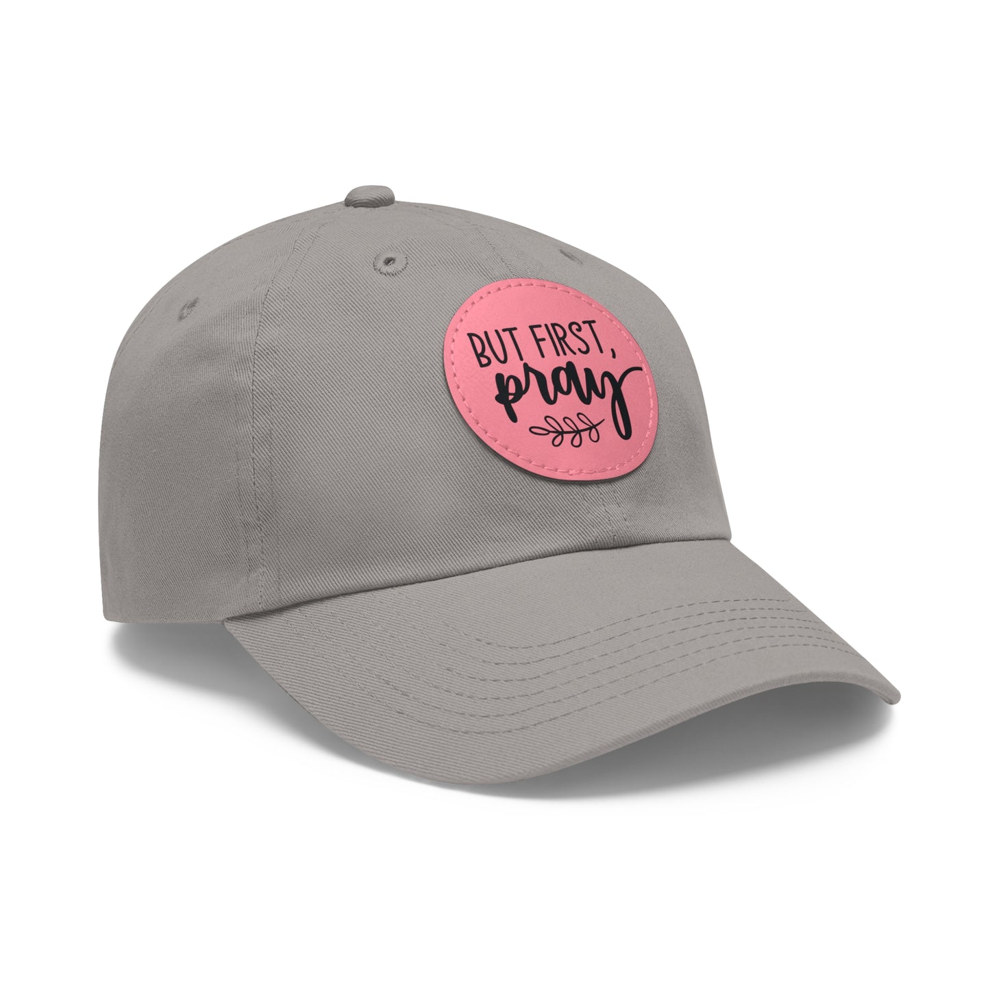 Faith-Based Leather Patch Baseball Cap | Prayer Hat