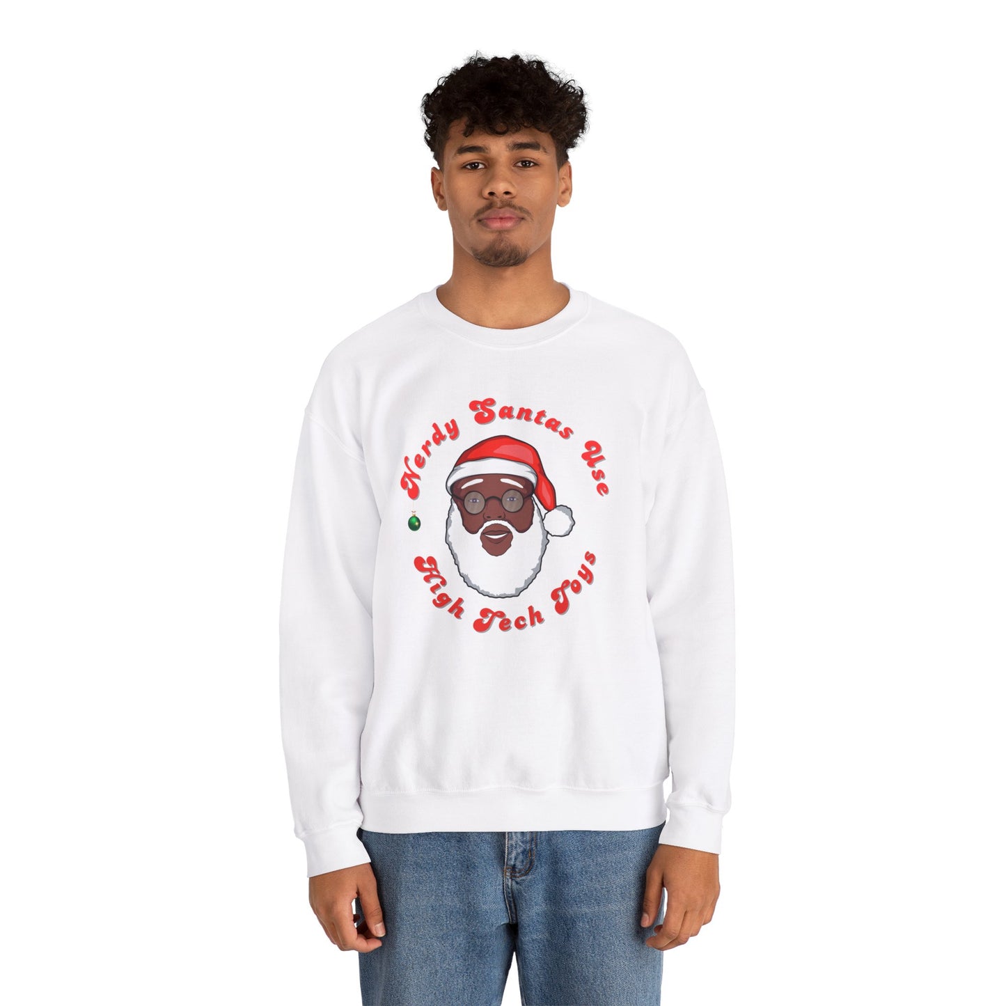 Nerdy Santas Christmas Sweatshirt