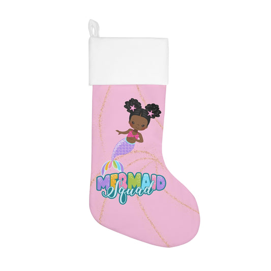 Mermaid Squad Goals Christmas Stocking