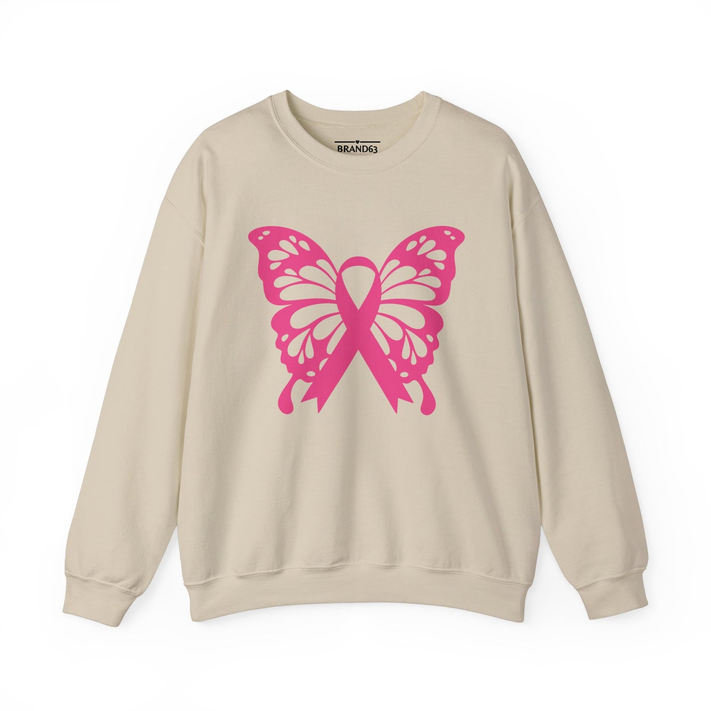 Breast Cancer Awareness Pink Ribbon Crewneck Sweatshirt