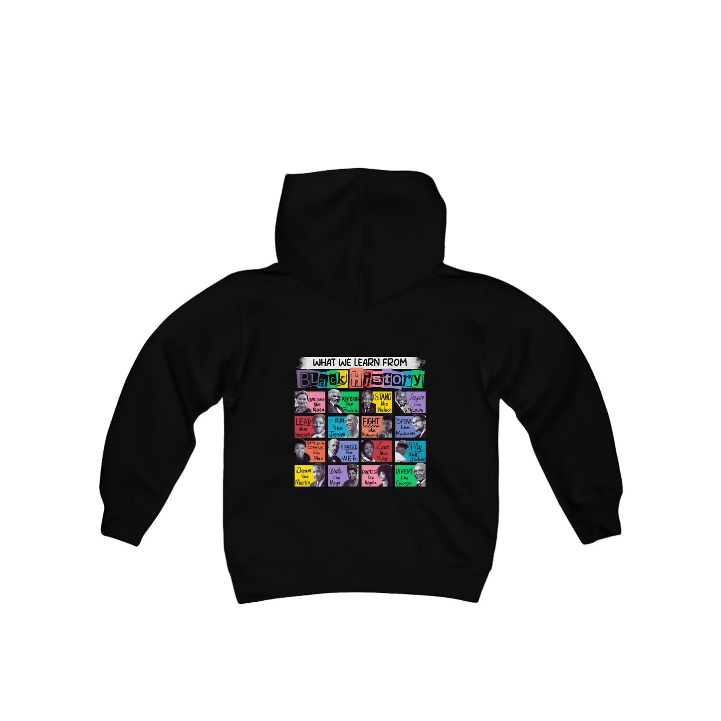 Brand63, Black History Youth Hoodie, Celebrate Black History Month For Kids, Black Black Hoodie. Shop Black History Month. Shop black History Celebration. Shop Youth Apparel and gifts. Free Shipping. Save Money Live Happy.