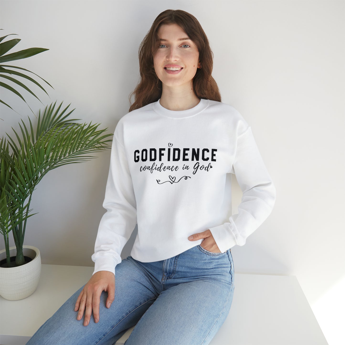 Confidence In God Christian Sweatshirt | Religious Wear