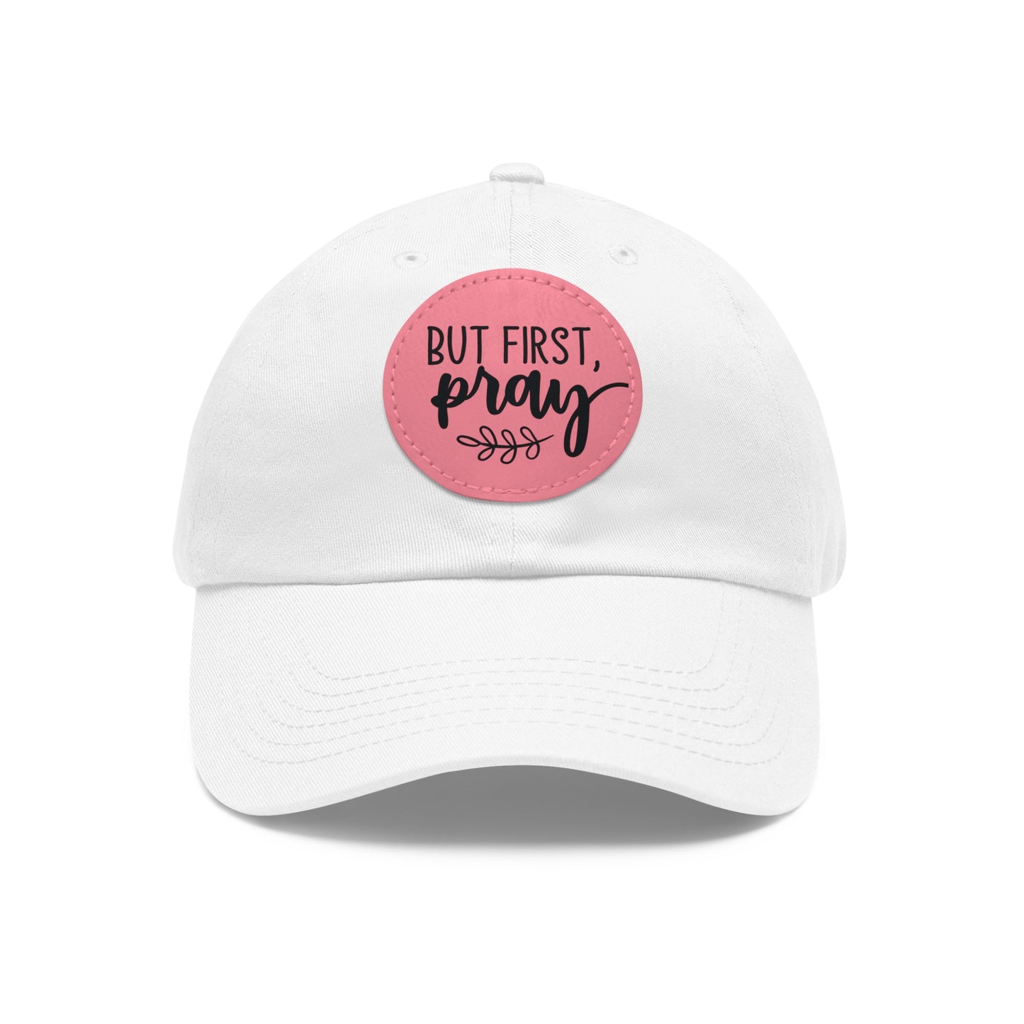 Faith-Based Leather Patch Baseball Cap | Prayer Hat