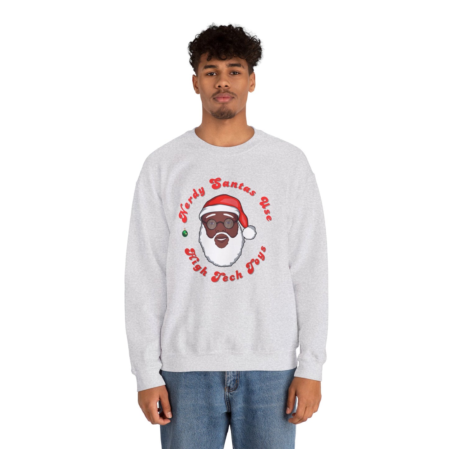 Nerdy Santas Christmas Sweatshirt