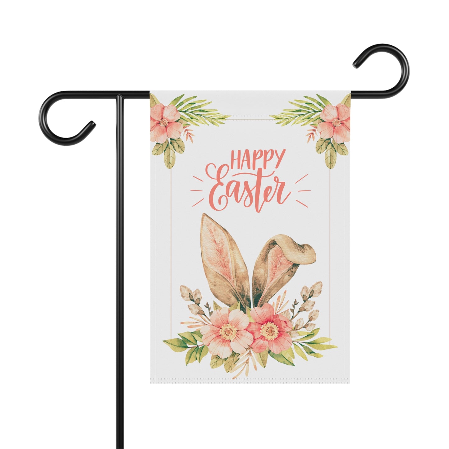 Easter Garden Banner - Happy Easter Floral Design