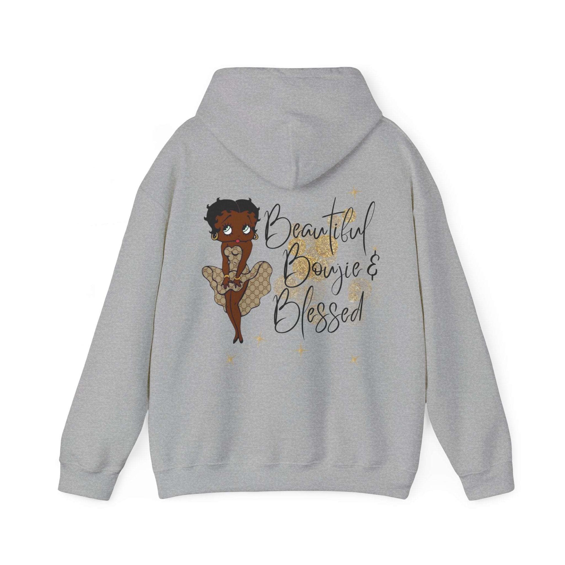 Brand63, African American Betty-Boop Hoodie, Celebrate Black History, culture Pride, Boujie Hoodie, Beautiful Black People. Blessed Black People, Apparel for Black People, Apparel for African Americans, free shipping, fast shipping