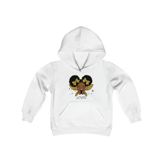 LOVED-Kids Hoodie | Youth Heavy Blend Hooded Sweatshirt