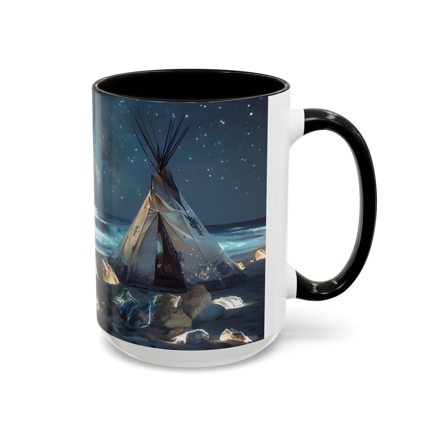 Bohemian Native American Dreamscape Accent Coffee Mug