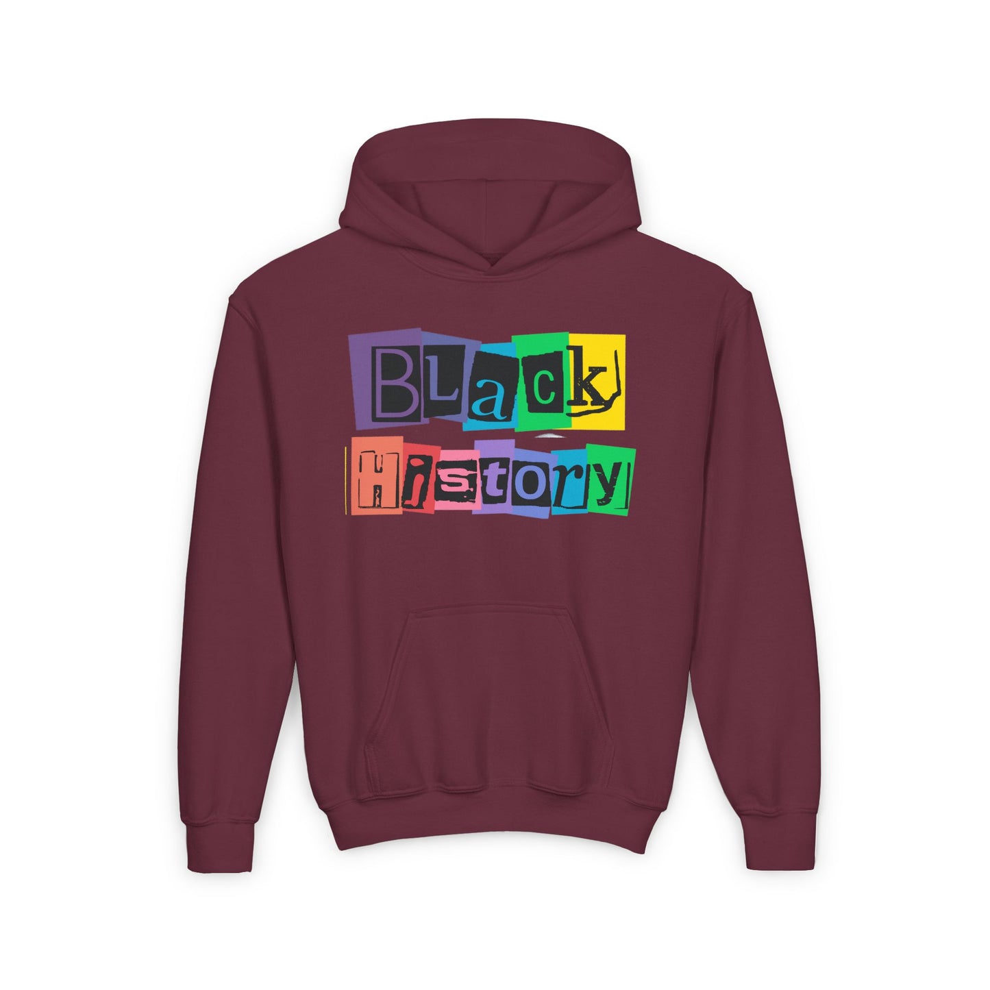 Youth Black History Heritage Iconic Hoodie | Famous Black Icons Hoodie