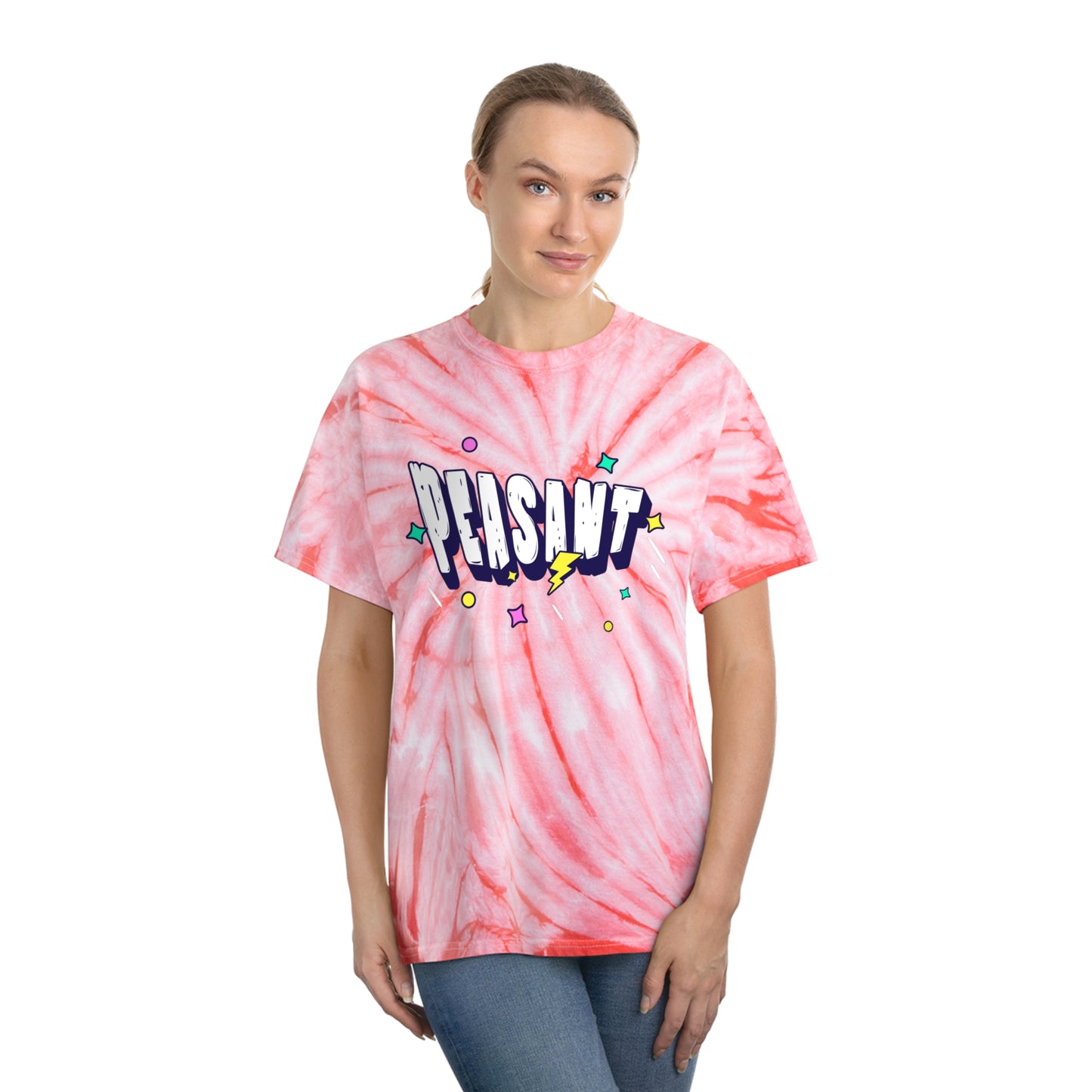 Peasant Sarcastic Funny Tie-Dye Tee, Cyclone Shirt