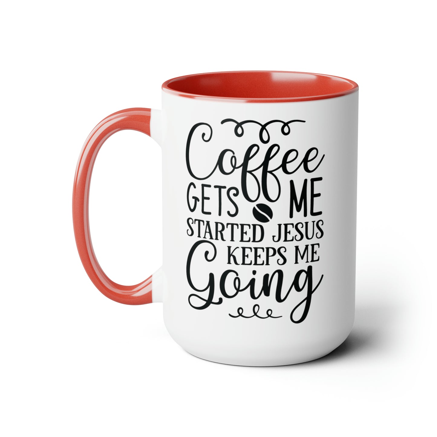 Coffee & Jesus Coffee Mug, 15oz