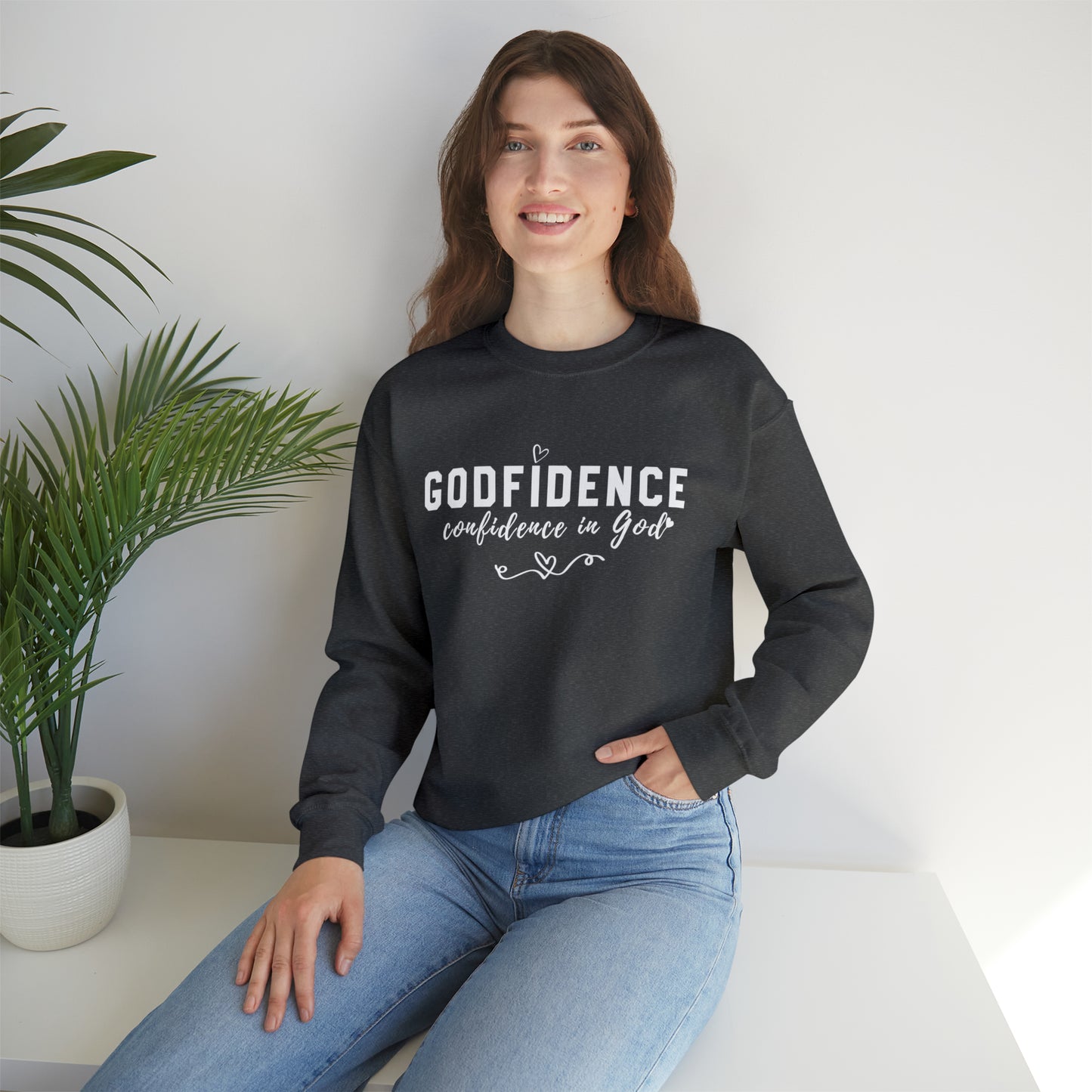 Confidence In God Christian Sweatshirt | Religious Wear