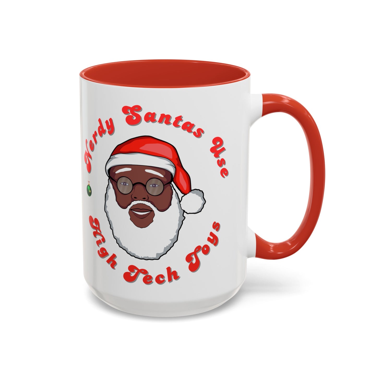 EXCLUSIVE Nerdy Black Santa Coffee Mug (15oz)