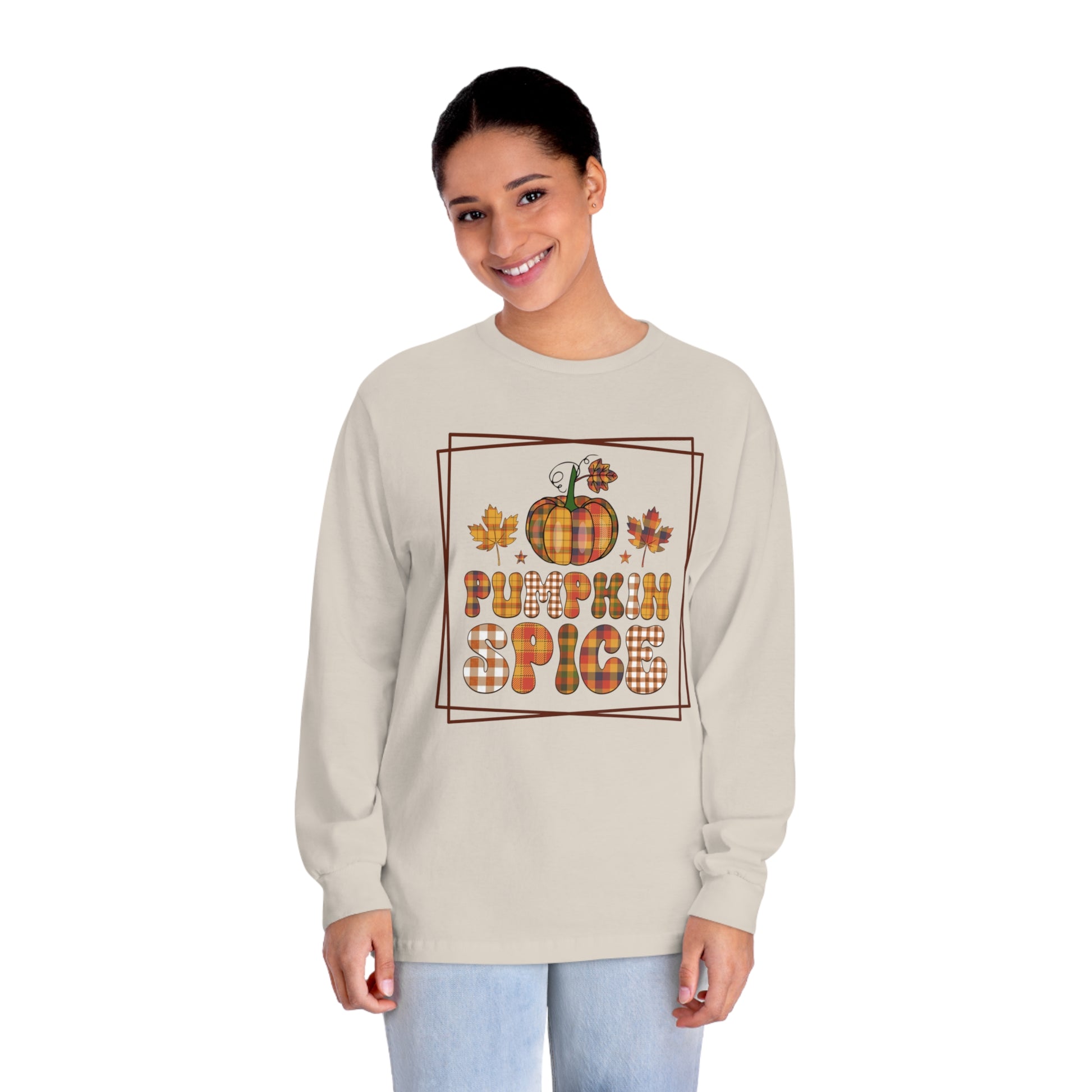 Fall Pumpkin Spice Cozy Colors Long Sleeve Shirt - Brand63