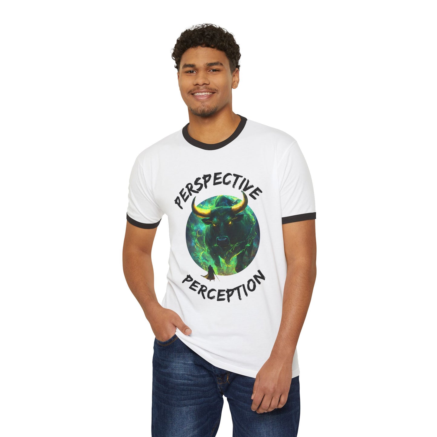 Bold Mindset Streetwear Cotton Ringer T-Shirt