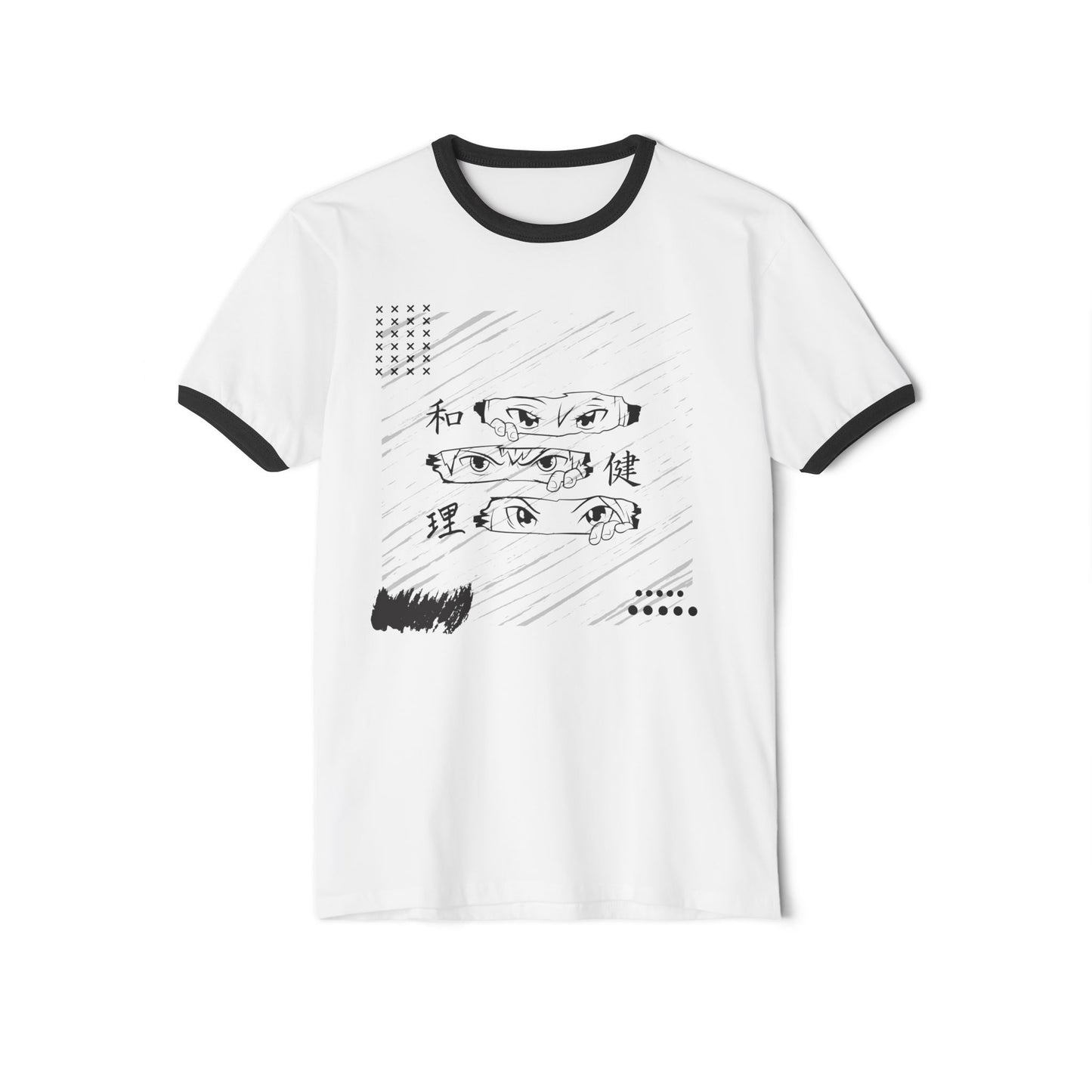 Anime Lovers Japanese Writing Ringer Tee