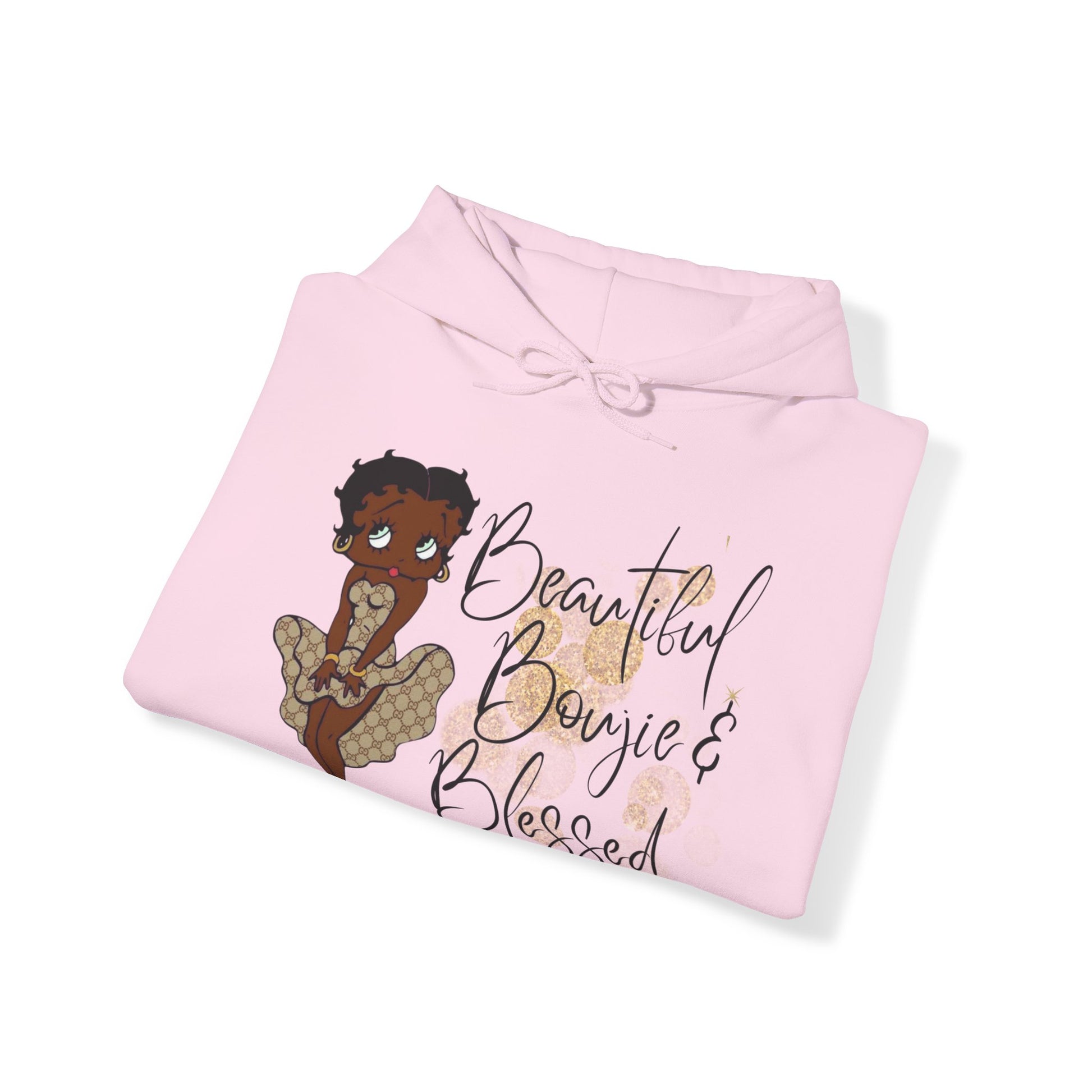 Brand63, African American Betty-Boop Hoodie, Celebrate Black History, culture Pride, Boujie Hoodie, Beautiful Black People. Blessed Black People, Apparel for Black People, Apparel for African Americans, free shipping, fast shipping