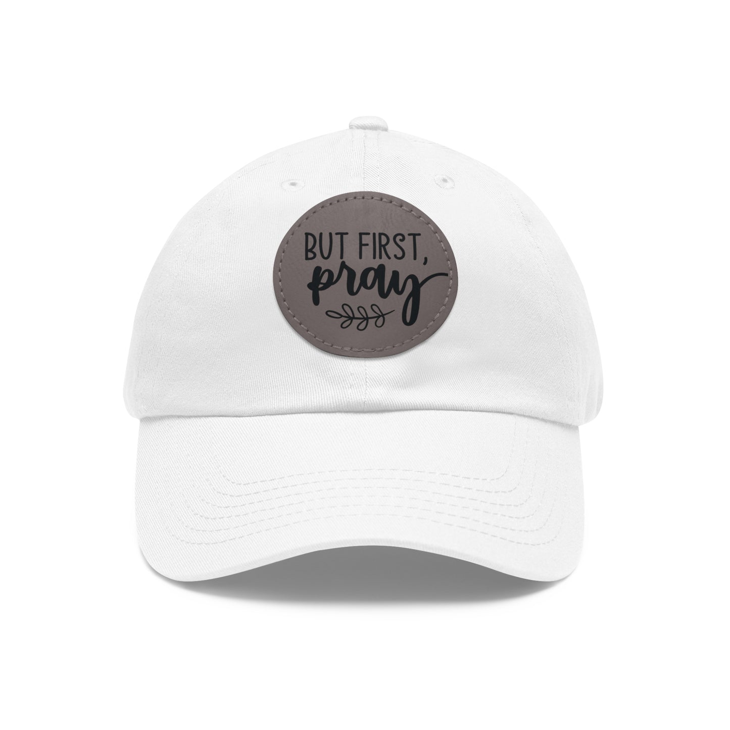 Faith-Based Leather Patch Baseball Cap | Prayer Hat