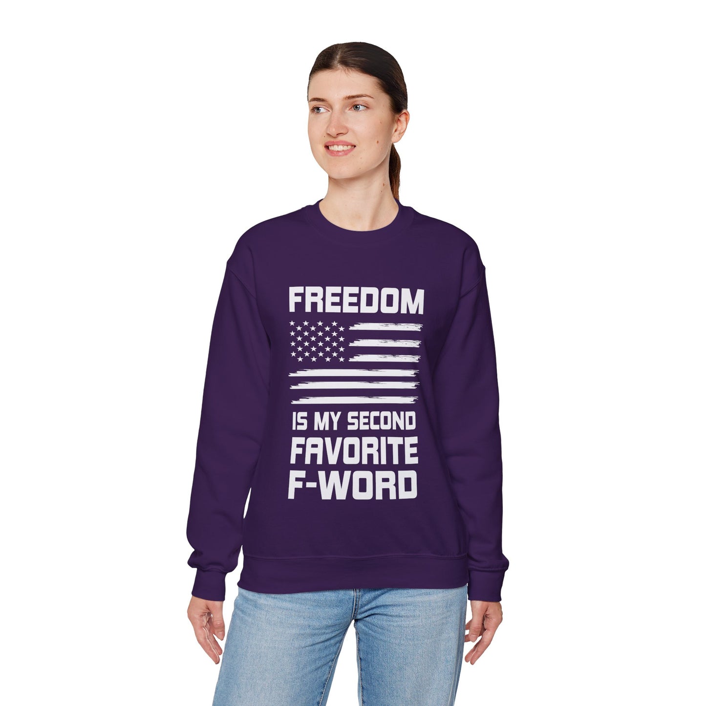 Freedom and F-Word Men's and Women Sweatshirt