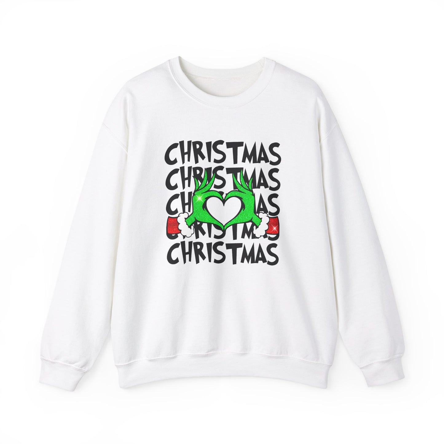 Grinchy Christmas Love Crewneck Sweatshirt