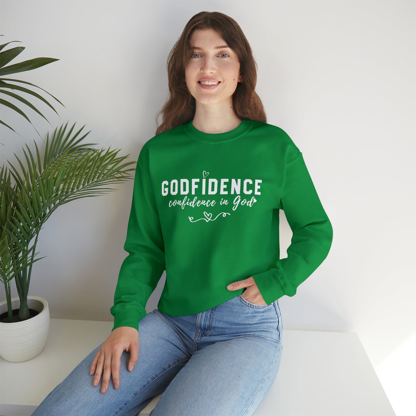 Confidence In God Christian Sweatshirt | Religious Wear