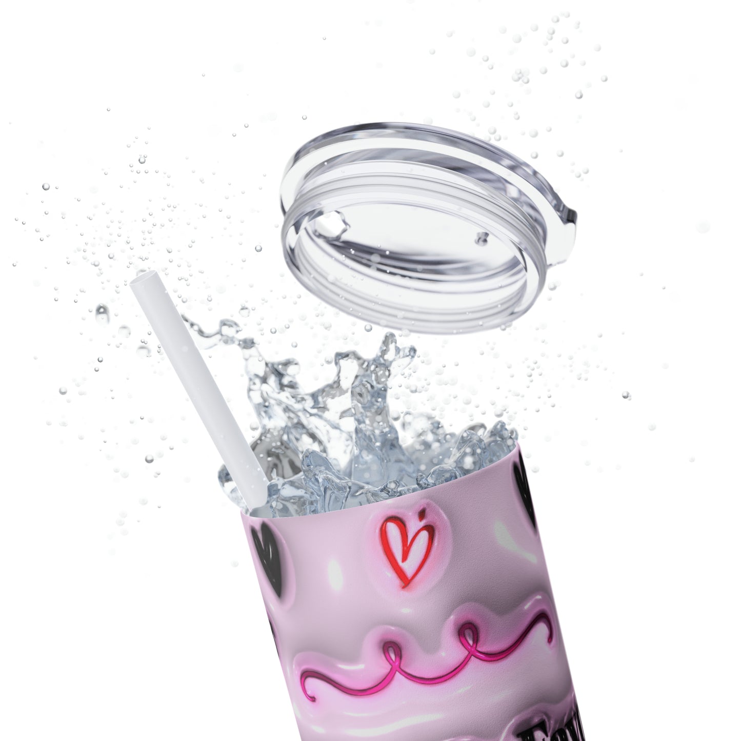 Valentine's Day Dirty Thoughts Skinny Tumbler