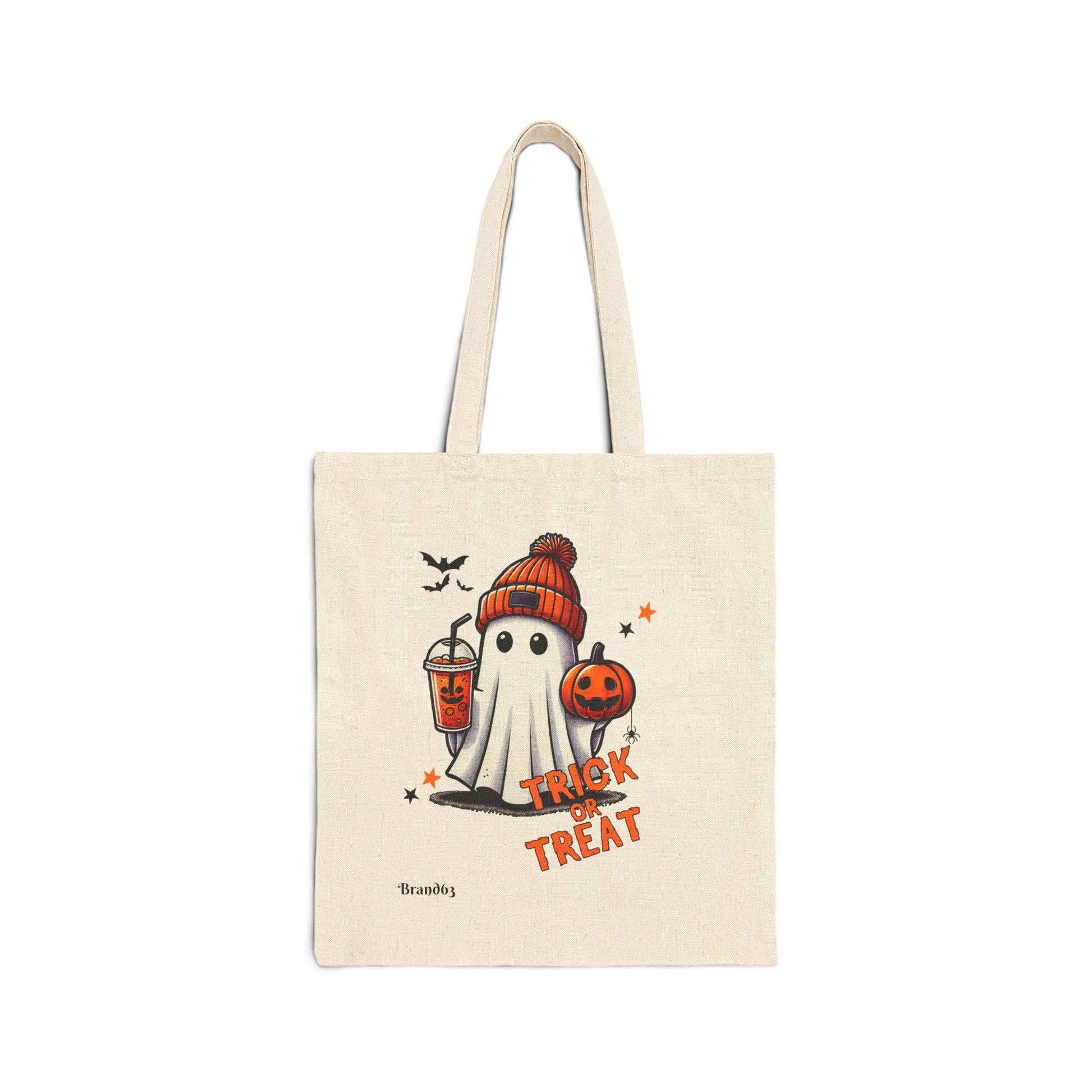 Trick-or-treat goodie bag. Halloween look bag. Halloween tote