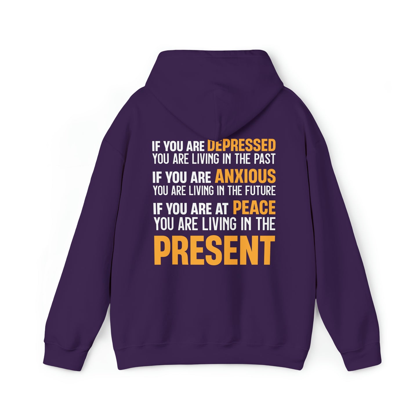 Exclusive  "Live in the Present" Inspirational Hoodie - Brand63