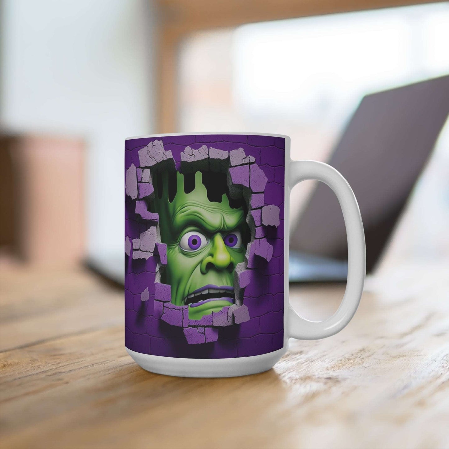 3D Hocus Pocus Spooky Season Halloween Frankenstein Big Coffee Mug